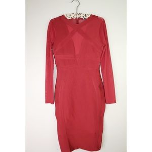 Fashion Nova bandage midi